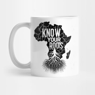 Africa Map, Know Your Roots, African Mug